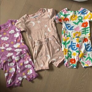 3 pairs of summer pajamas